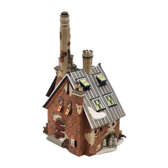 Department 56 Glendun Cocoa Works 58478 Dickens Village Illuminated Original Box - Picture 4 of 16